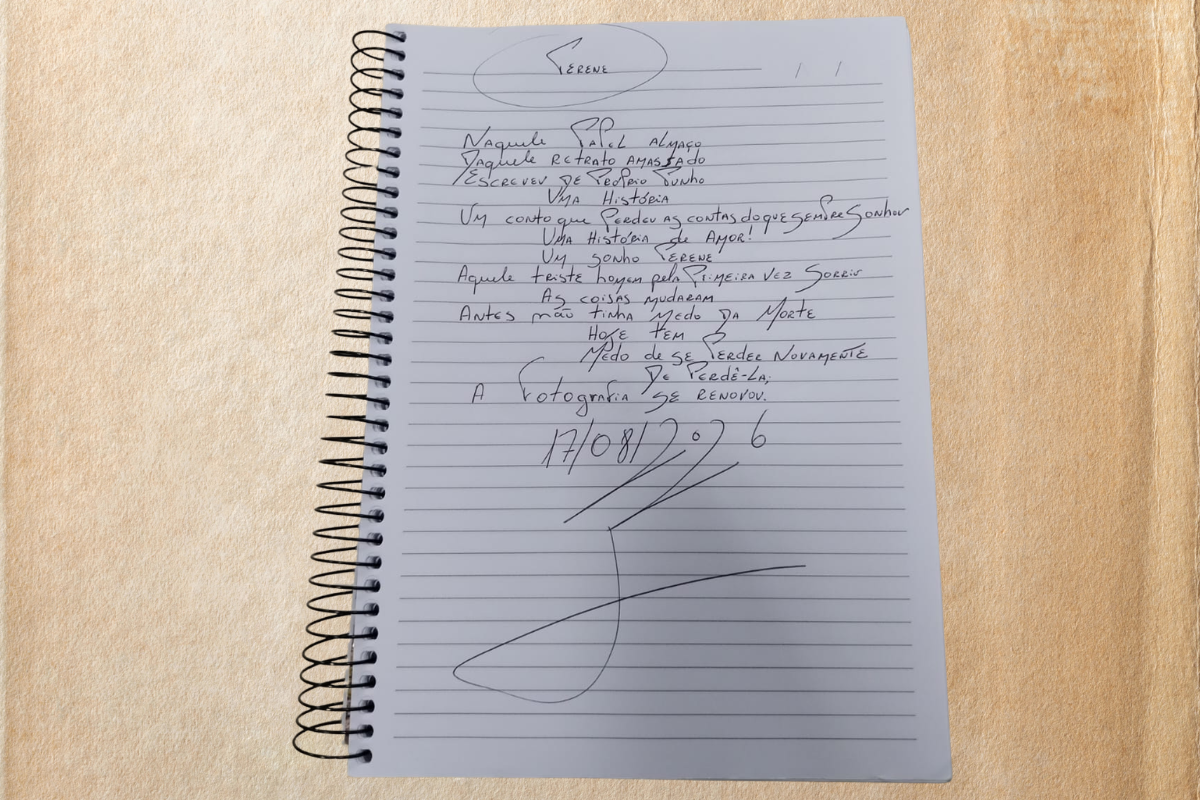 Poesia Manuscrita de Marcello Zapelini da Rosa