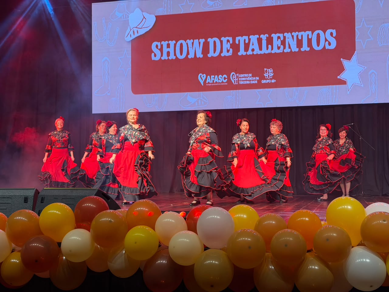 show de talentos da Afasc Criciúma