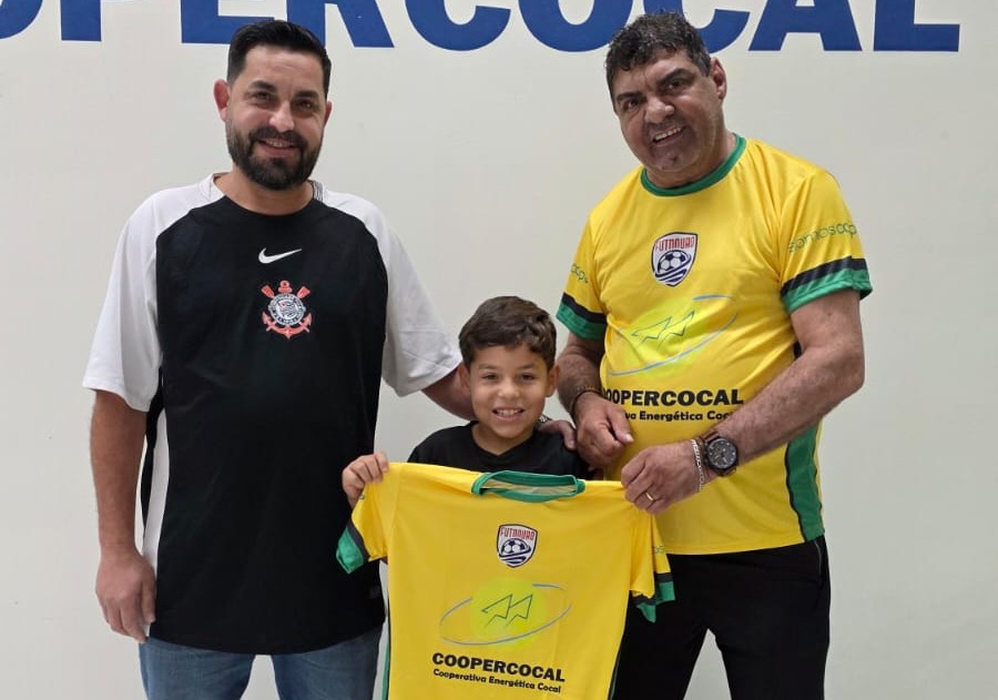 Jefferson, Luiz Migue e Altair Lourival de Melo, o Belha, presidente da Coopercocal